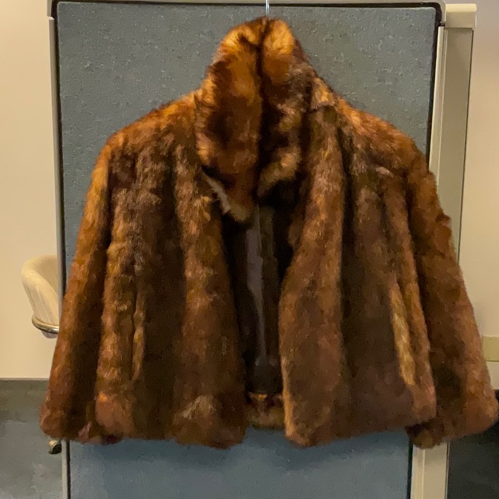 Worn in the filming of “Please Baby Please” Alpine Studio Faux Fur Jacket